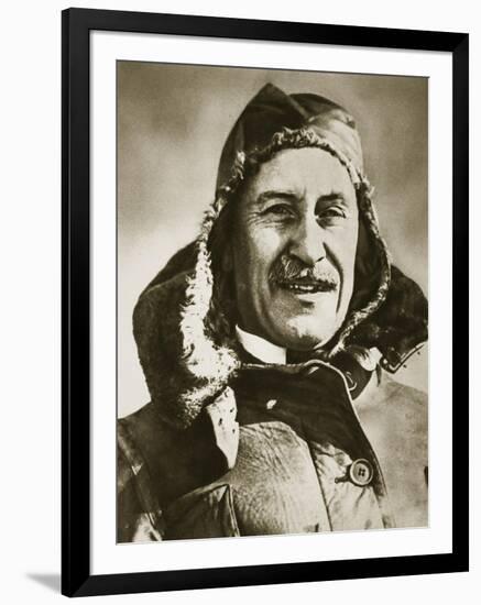 World's First Aeroplane Pilot-English Photographer-Framed Giclee Print