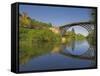 World's First Ironbridge over the River Severn at Ironbridge Gorge, Shropshire, England, UK-Neale Clarke-Framed Stretched Canvas