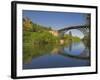 World's First Ironbridge over the River Severn at Ironbridge Gorge, Shropshire, England, UK-Neale Clarke-Framed Photographic Print