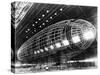 World's Largest Dirigible Near Completion, Published 1930S-null-Stretched Canvas