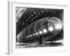 World's Largest Dirigible Near Completion, Published 1930S-null-Framed Giclee Print