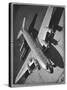 World's Largest Land Transport Plane, the Super Mainliner, a Douglas DC-4 Parked at Airport-Margaret Bourke-White-Stretched Canvas