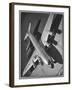 World's Largest Land Transport Plane, the Super Mainliner, a Douglas DC-4 Parked at Airport-Margaret Bourke-White-Framed Photographic Print