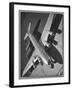 World's Largest Land Transport Plane, the Super Mainliner, a Douglas DC-4 Parked at Airport-Margaret Bourke-White-Framed Photographic Print