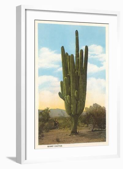 World's Largest Saguaro Cactus-null-Framed Art Print