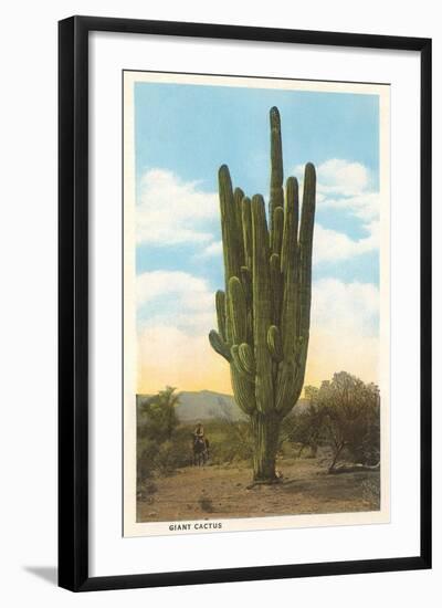 World's Largest Saguaro Cactus-null-Framed Art Print