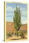 World's Largest Saguaro Cactus-null-Stretched Canvas