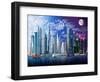 World's Tallest Buildings-Garry Walton-Framed Art Print