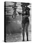 World's Youngest Swimmer Julie Sheldon, 9 Weeks Old, Swimming Underwater-Ed Clark-Stretched Canvas