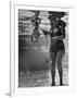 World's Youngest Swimmer Julie Sheldon, 9 Weeks Old, Swimming Underwater-Ed Clark-Framed Photographic Print