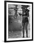 World's Youngest Swimmer Julie Sheldon, 9 Weeks Old, Swimming Underwater-Ed Clark-Framed Photographic Print