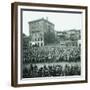 World Series Crowd Watches Scoreboard, 1926-Chapin Bowen-Framed Giclee Print