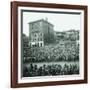 World Series Crowd Watches Scoreboard, 1926-Chapin Bowen-Framed Giclee Print