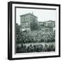 World Series Crowd Watches Scoreboard, 1926-Chapin Bowen-Framed Premium Giclee Print