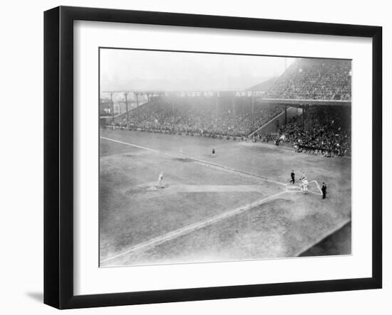 World Series, Giants at Phillies, Baseball Photo - Philadelphia, PA-Lantern Press-Framed Art Print
