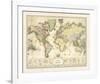 World Spice Trade Map-The Vintage Collection-Framed Giclee Print