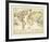 World Spice Trade Map-The Vintage Collection-Framed Giclee Print