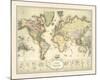 World Spice Trade Map-The Vintage Collection-Mounted Giclee Print