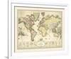 World Spice Trade Map-The Vintage Collection-Framed Giclee Print