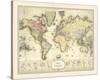 World Spice Trade Map-The Vintage Collection-Stretched Canvas