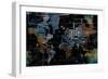 World Text Map-OnRei-Framed Premium Giclee Print