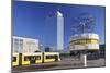 World Time Clock and Hotel Park Inn on the Alexanderplatz, Berlin, Germany-Markus Lange-Mounted Photographic Print