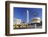 World Time Clock and Hotel Park Inn on the Alexanderplatz, Berlin, Germany-Markus Lange-Framed Photographic Print