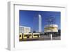 World Time Clock and Hotel Park Inn on the Alexanderplatz, Berlin, Germany-Markus Lange-Framed Photographic Print