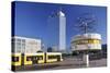 World Time Clock and Hotel Park Inn on the Alexanderplatz, Berlin, Germany-Markus Lange-Stretched Canvas