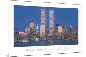 World Trade Center 1973-2001-Richard Berenholtz-Mounted Art Print