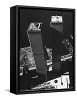 World Trade Center 1973-David Pickoff-Framed Stretched Canvas