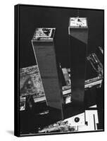 World Trade Center 1973-David Pickoff-Framed Stretched Canvas