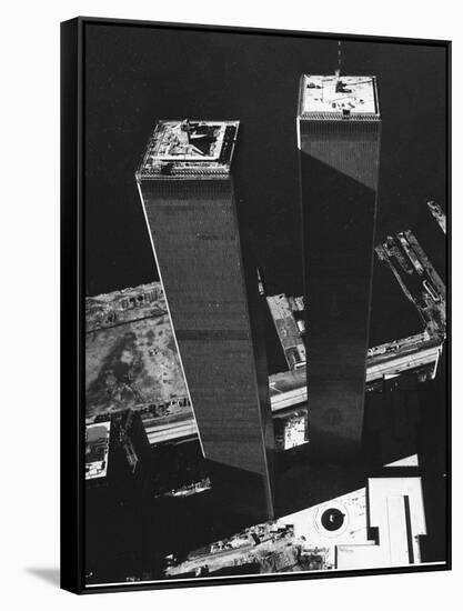 World Trade Center 1973-David Pickoff-Framed Stretched Canvas