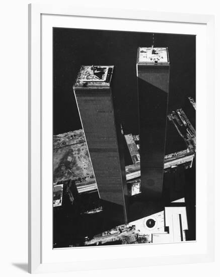 World Trade Center 1973-David Pickoff-Framed Photographic Print