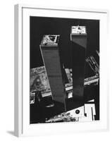 World Trade Center 1973-David Pickoff-Framed Photographic Print