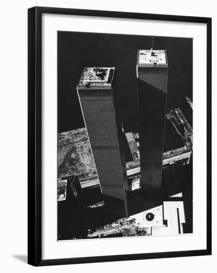World Trade Center 1973-David Pickoff-Framed Photographic Print