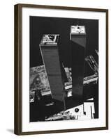 World Trade Center 1973-David Pickoff-Framed Photographic Print