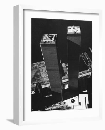 World Trade Center 1973-David Pickoff-Framed Photographic Print