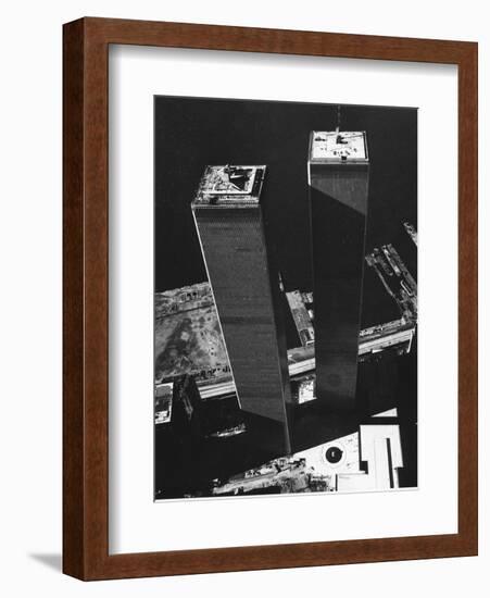 World Trade Center 1973-David Pickoff-Framed Photographic Print