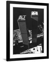 World Trade Center 1973-David Pickoff-Framed Photographic Print