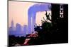 World Trade Center, 9/11, From Staten Island, 2001-Anthony Butera-Mounted Photographic Print