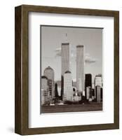 World Trade Center and Financial Center-Walter Gritsik-Framed Art Print