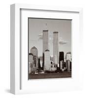 World Trade Center and Financial Center-Walter Gritsik-Framed Art Print