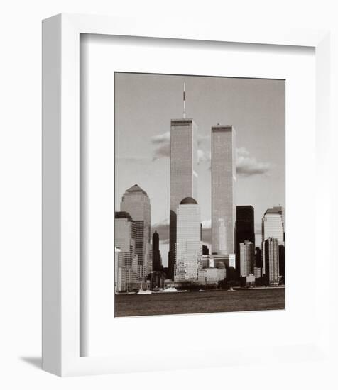 World Trade Center and Financial Center-Walter Gritsik-Framed Art Print