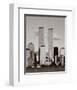 World Trade Center and Financial Center-Walter Gritsik-Framed Art Print