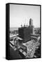 World Trade Center Construction Site-null-Framed Stretched Canvas