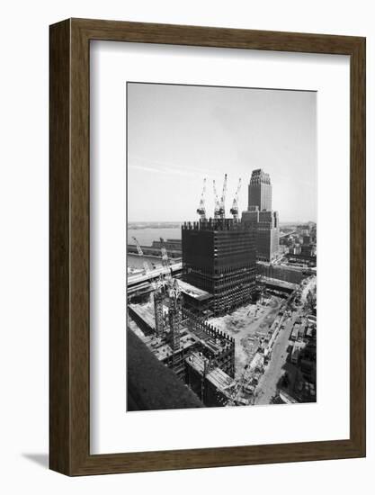 World Trade Center Construction Site-null-Framed Photographic Print