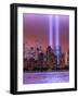 World Trade Center Memorial Lights-Steven Maxx-Framed Photographic Print