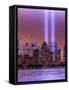 World Trade Center Memorial Lights-Steven Maxx-Framed Stretched Canvas