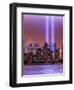 World Trade Center Memorial Lights-Steven Maxx-Framed Photographic Print